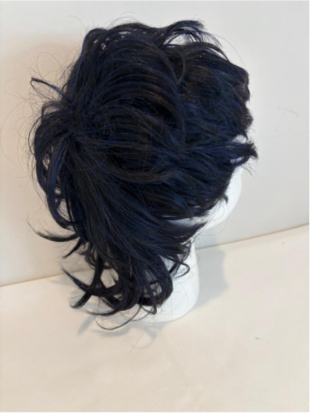 Women's Unbranded Short Black and Blue Wig, One Size #C178 - Picture 4 of 6